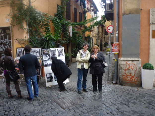 A Sunday walk in Trastevere.